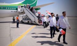 وصول المواطنين العراقيين الذين تم الإفراج عنهم من قبل الجانب السعودي إلى بغداد.